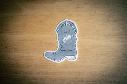 Cowboy Boot Sticker