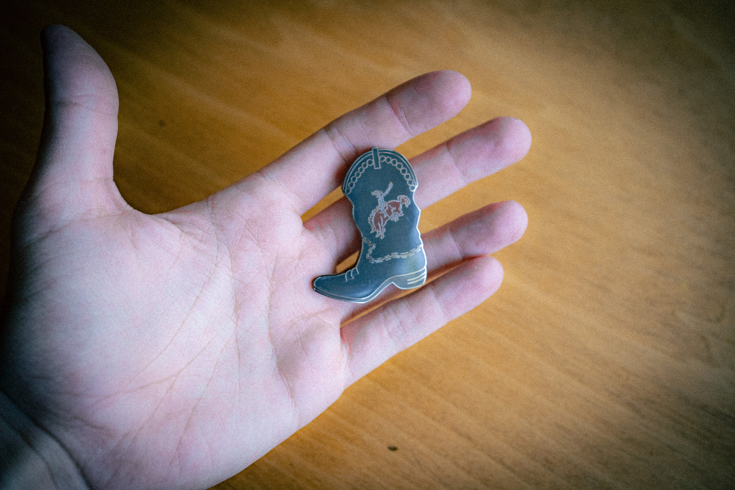 Cowboy Boot Enamel Pin